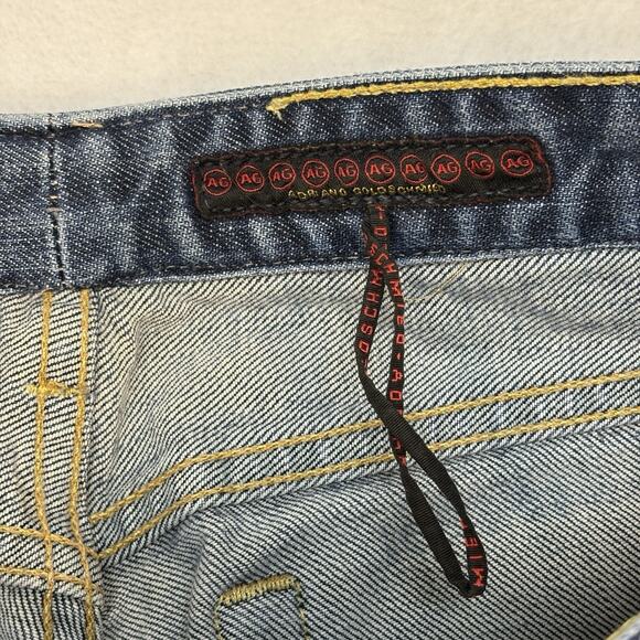 AG Jeans Vintage Y2K The Club Bootcut Flare Dark Wash Low Rise Jeans Size 28 - Picture 4 of 9